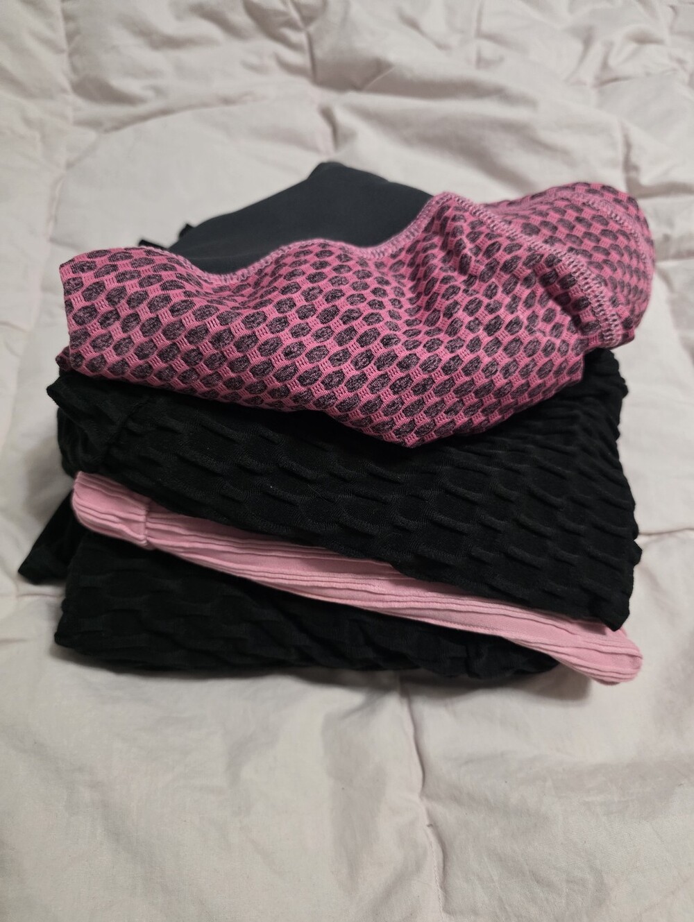 4 Pair Scrunch Butt Shorts. 1 Minibeast, 3 Other Brands.